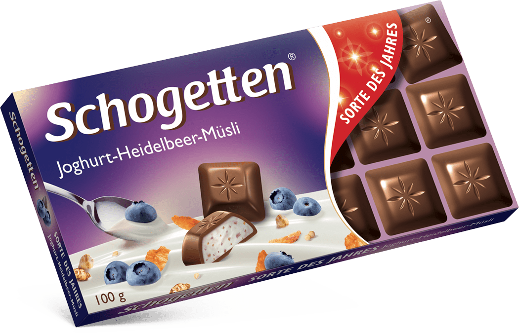 Schogetten 100g Tafeln: Joghurt-Heidelbeer-Müsli