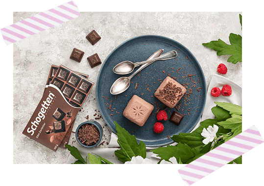visual-rezept-nougat-mousse2 Serviervorschlag: Nugat Mousse mit Himbeeren